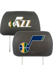 Sports Licensing Solutions Utah Jazz 10x13 Head Rest Auto Head Rest Cover - Black