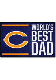 Chicago Bears Worlds Best Dad 19x30 Starter Interior Rug