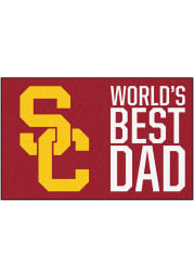 USC Trojans Worlds Best Dad 19x30 Starter Interior Rug