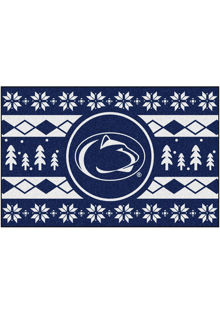 Penn State Nittany Lions 19x30 Holiday Sweater Starter Interior Rug