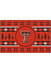 Texas Tech Red Raiders 19x30 Holiday Sweater Starter Interior Rug