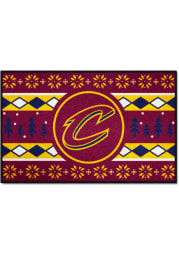 Cleveland Cavaliers 19x30 Holiday Sweater Starter Interior Rug