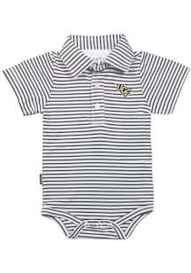 UCF Knights Baby Dark Grey Carson Short Sleeve One Piece Polo