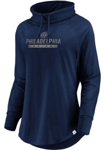 Philadelphia Union Womens Navy Blue Be A Pro Crew Sweatshirt