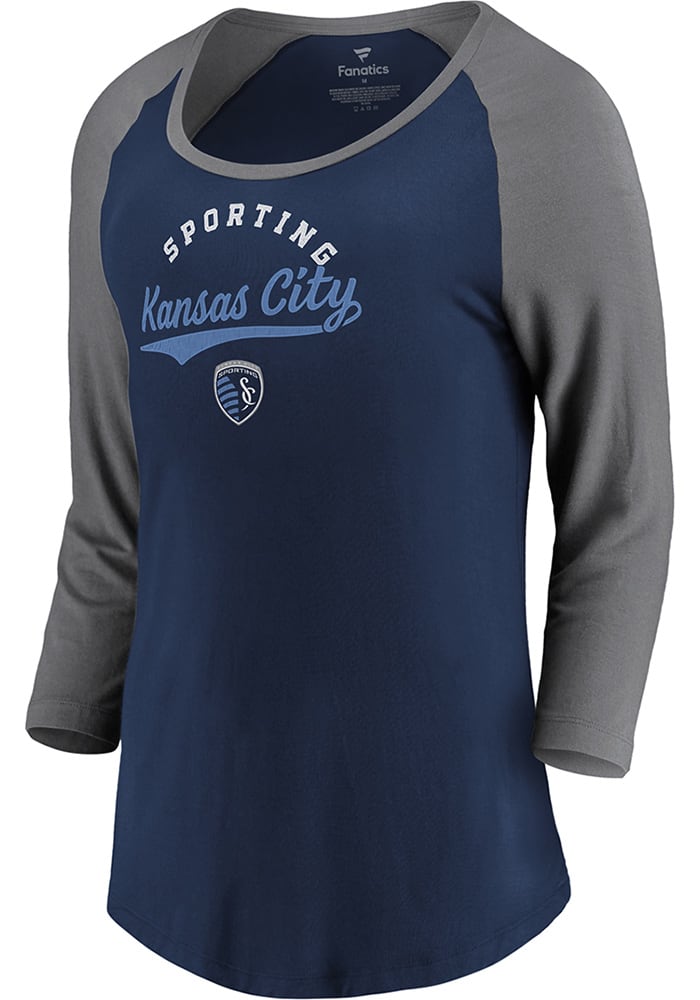 Sporting Kansas City Womens Navy Blue This Desides It LS Tee