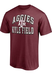 Texas A&amp;M Aggies Maroon Block Party Short Sleeve T Shirt