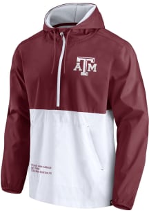 Texas A&amp;M Aggies Mens Maroon Thrill Seeker Pullover Light Weight Jacket