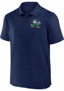 Notre Dame Fighting Irish Mens Navy Blue Victory Calls Short Sleeve Polo