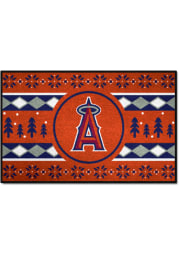 Los Angeles Angels 19x30 Holiday Sweater Starter Interior Rug