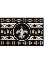 New Orleans Saints 19x30 Holiday Sweater Starter Interior Rug