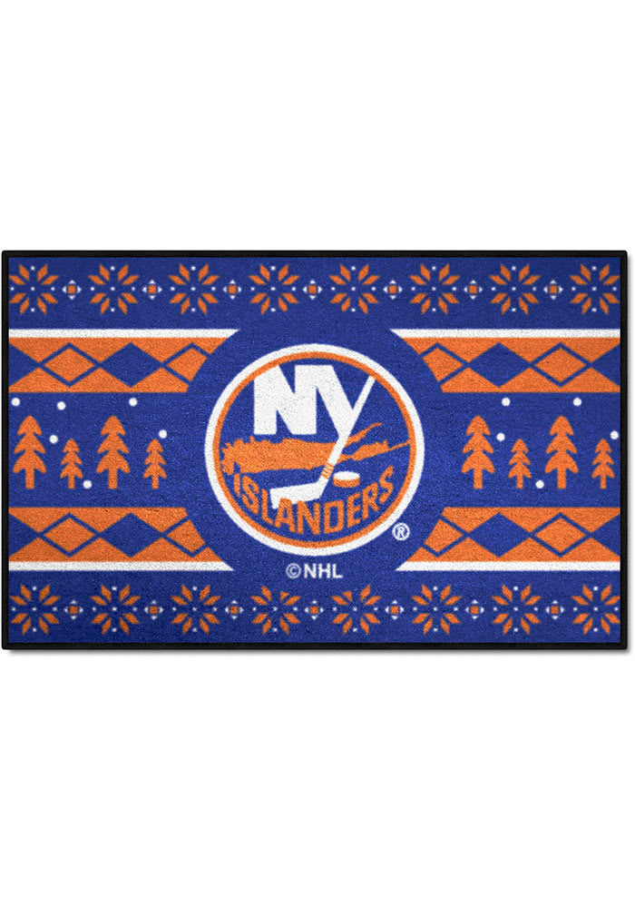 New York Islanders 19x30 Holiday Sweater Starter Interior Rug