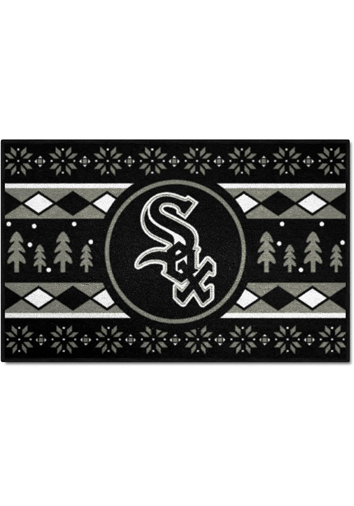 Chicago White Sox 19x30 Holiday Sweater Starter Interior Rug
