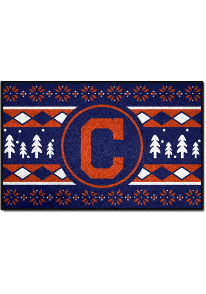 Cleveland Indians 19x30 Holiday Sweater Starter Interior Rug