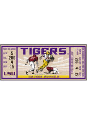 LSU Tigers 30x72 Ticket Runner Interior Rug