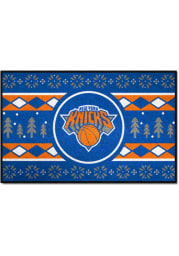New York Knicks 19x30 Holiday Sweater Starter Interior Rug