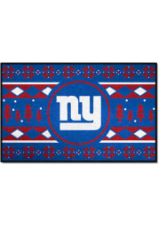 New York Giants 19x30 Holiday Sweater Starter Interior Rug
