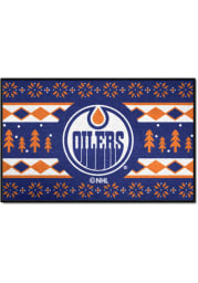 Edmonton Oilers 19x30 Holiday Sweater Starter Interior Rug