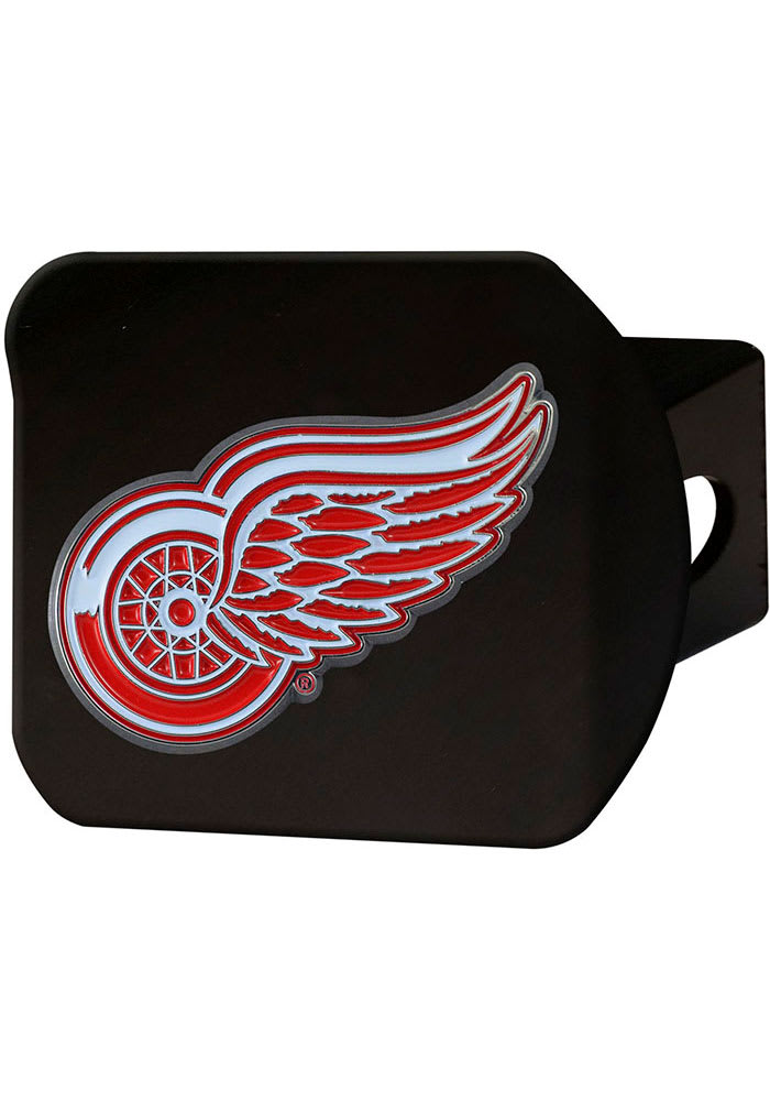 Detroit Red Wings Black Car Accessory Hitch Cover