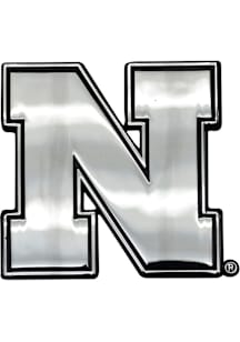 Nebraska Cornhuskers Grey Sports Licensing Solutions Chrome Car Emblem
