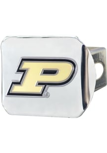 Purdue Boilermakers Grey Sports Licensing Solutions Chrome Hitch Cover