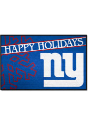 New York Giants 19x30 Holiday Starter Interior Rug