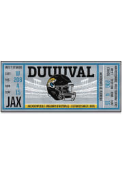 Jacksonville Jaguars 30x72 Ticket Runner Interior Rug