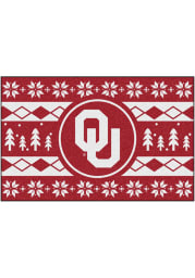 Oklahoma Sooners 19x30 Holiday Sweater Starter Interior Rug