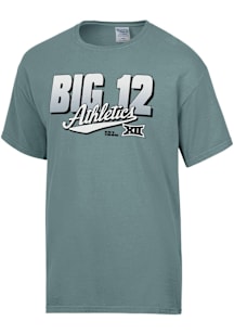 Champion Big 12 Green Big 12 Athletics Script Short Sleeve T Shirt
