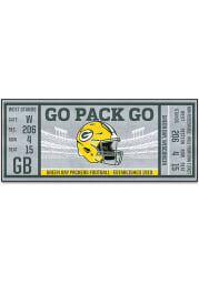 Green Bay Packers 30x72 Ticket Runner Interior Rug
