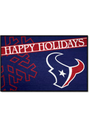 Houston Texans 19x30 Holiday Starter Interior Rug
