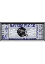 Baltimore Ravens 30x72 Ticket Runner Interior Rug