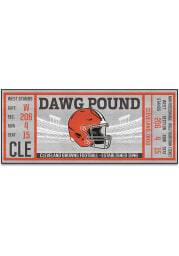 Cleveland Browns 30x72 Ticket Runner Interior Rug