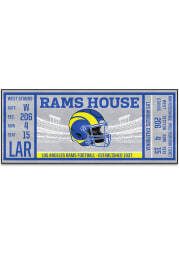 Los Angeles Rams 30x72 Ticket Runner Interior Rug