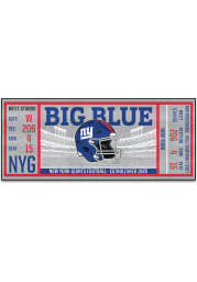 New York Giants 30x72 Ticket Runner Interior Rug