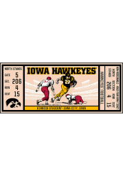 Iowa Hawkeyes 30x72 Ticket Runner Interior Rug