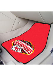 Sports Licensing Solutions Kansas City Chiefs Super Bowl LIV Champions 2-PC Carpet Car Mat - Red