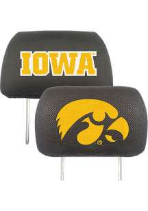 Sports Licensing Solutions Iowa Hawkeyes Universal Auto Head Rest Cover - Black