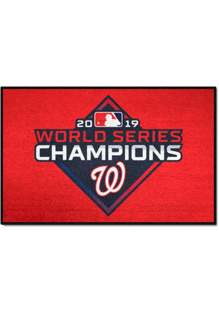 Washington Nationals 2019 World Series Champions 19x30 Starter Interior Rug