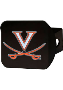 Virginia Cavaliers Black Car Accessory Hitch Cover