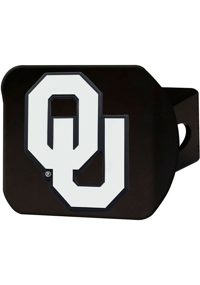 Oklahoma Sooners Black Car Accessory Hitch Cover
