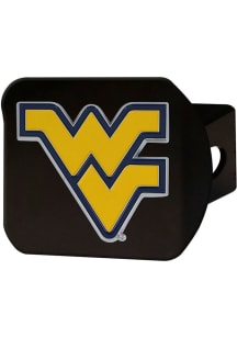 West Virginia Mountaineers Black Car Accessory Hitch Cover
