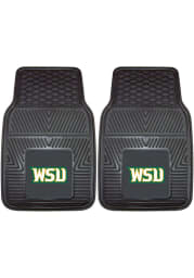 Sports Licensing Solutions Wright State Raiders 18x27 Vinyl Car Mat - Black