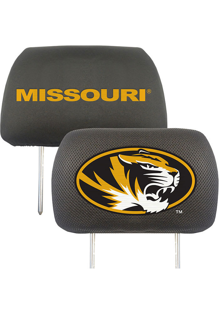 Sports Licensing Solutions Missouri Tigers Universal Auto Head Rest Cover - Black