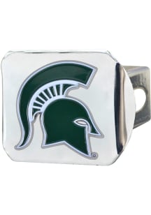 Michigan State Spartans Grey Sports Licensing Solutions Chrome Hitch Cover