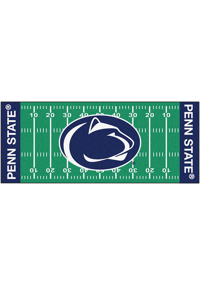 Penn State Nittany Lions 30x72 Football Field Runner Interior Rug