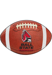Ball State Cardinals 20x32 Football Interior Rug