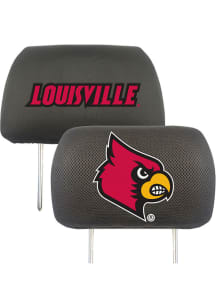 Sports Licensing Solutions Louisville Cardinals Universal Auto Head Rest Cover - Black
