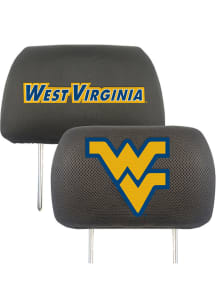Sports Licensing Solutions West Virginia Mountaineers Universal Auto Head Rest Cover - Black