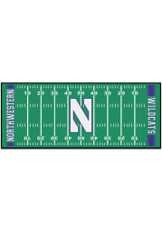 Northwestern Wildcats 30x72 Football Field Runner Interior Rug