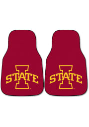 Sports Licensing Solutions Iowa State Cyclones 2-Piece Carpet Car Mat - Red
